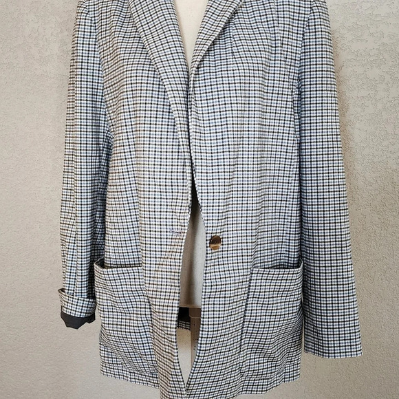 A new day Oversized Houndstooth print oversized Blazer Size Medium - Picture 10 of 10